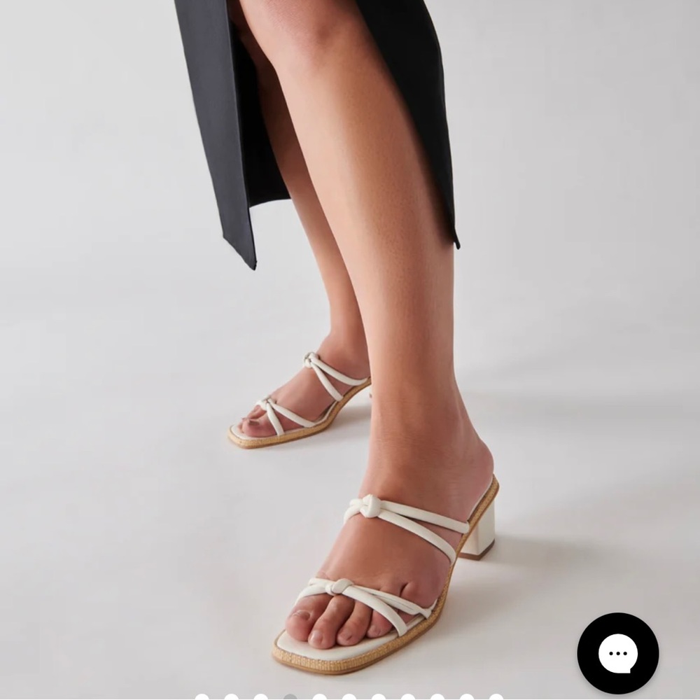 NWT Dolce Vita White Stella Rubin Heels